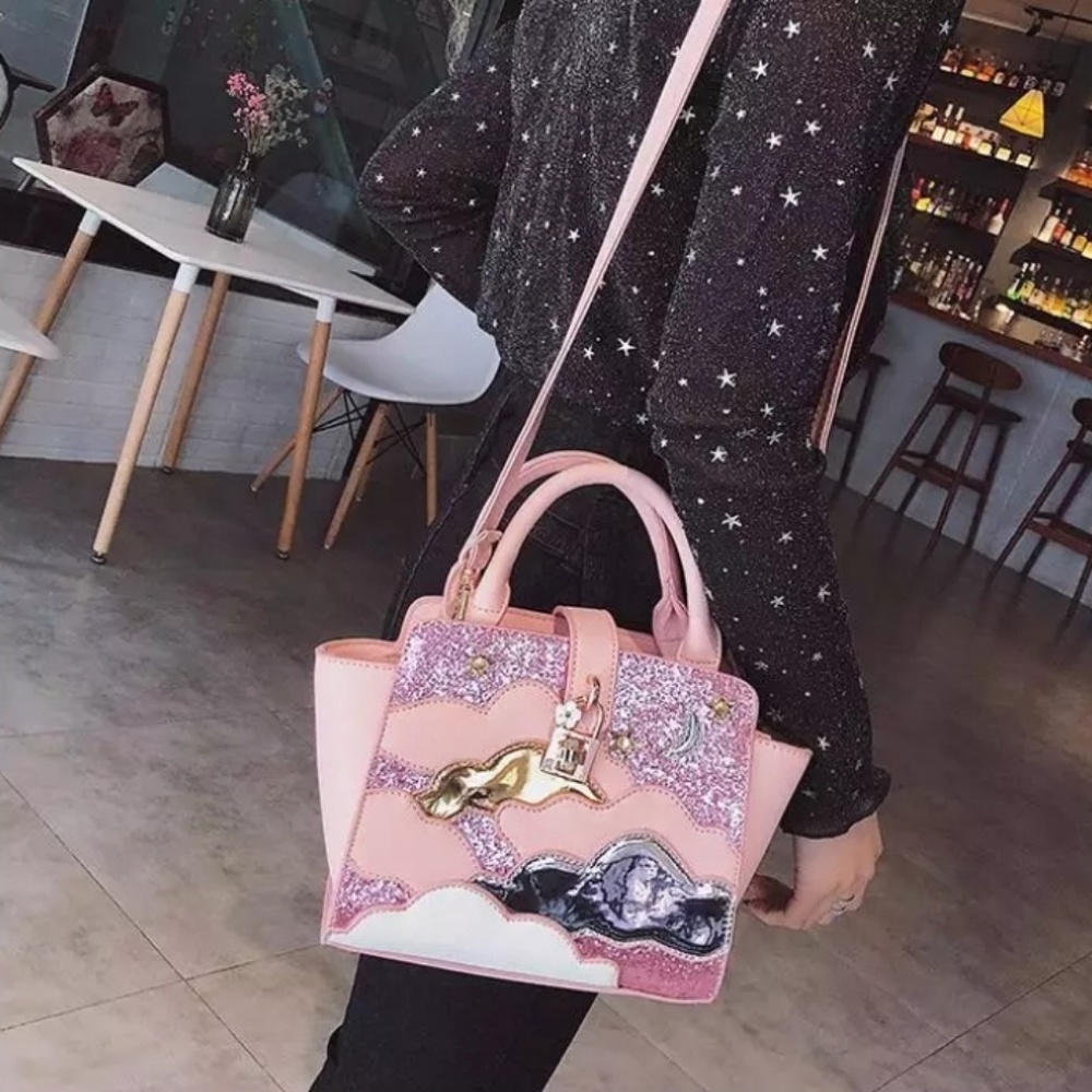 NEW CATANIA Leather Shoulder Crossbody Purse Bag - Picture 4 of 8